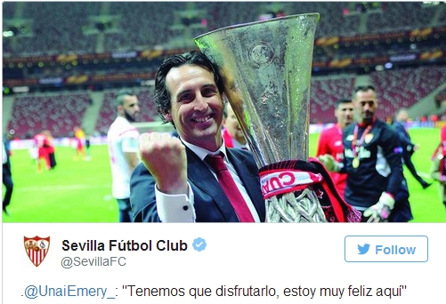 Foto: Twitter oficial Sevilla FC