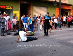 accidente calle mayor