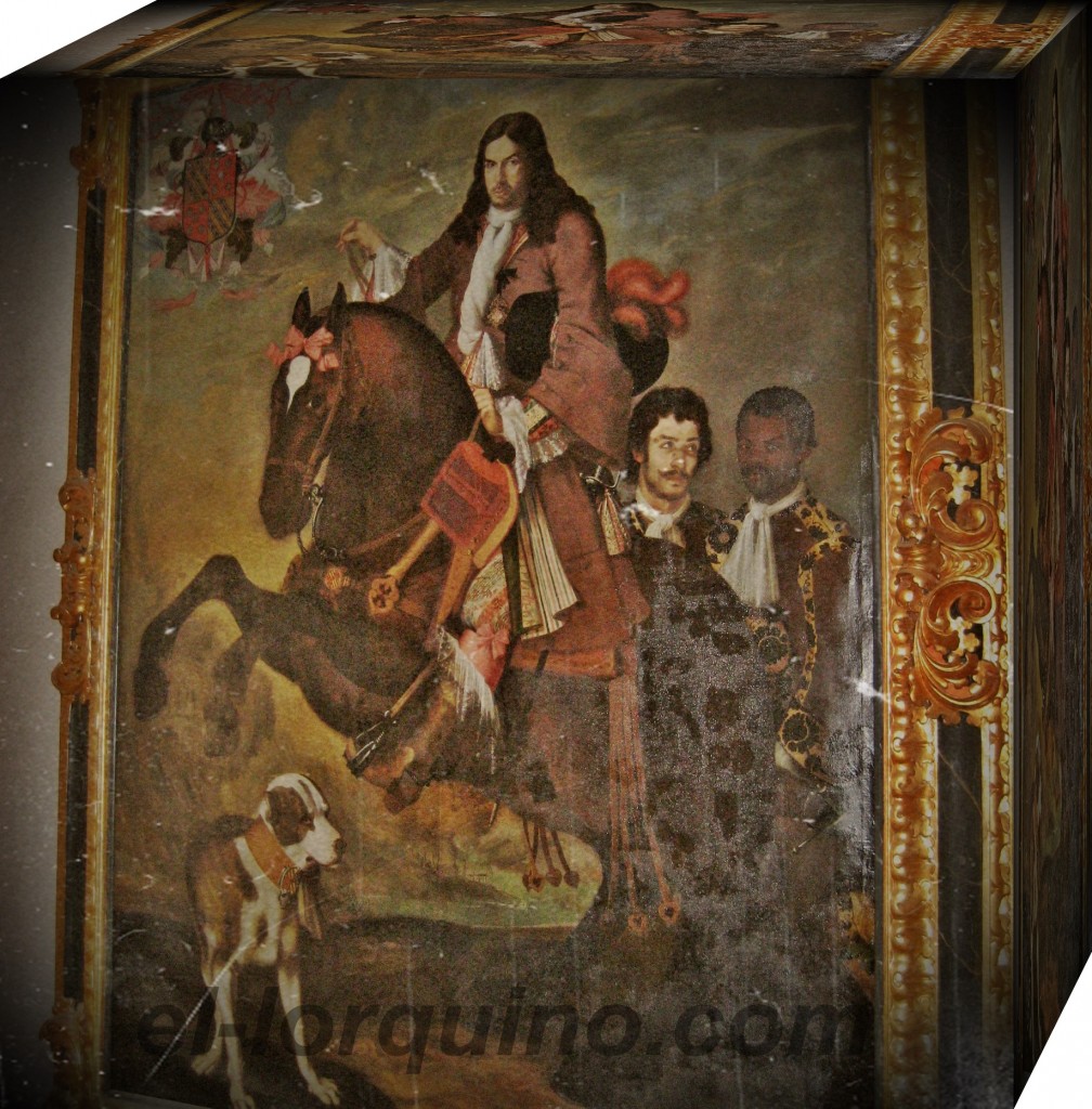 Cuadro que cuelga en el palacio donde vivía Juan Guevara y que el mismo mando construir.