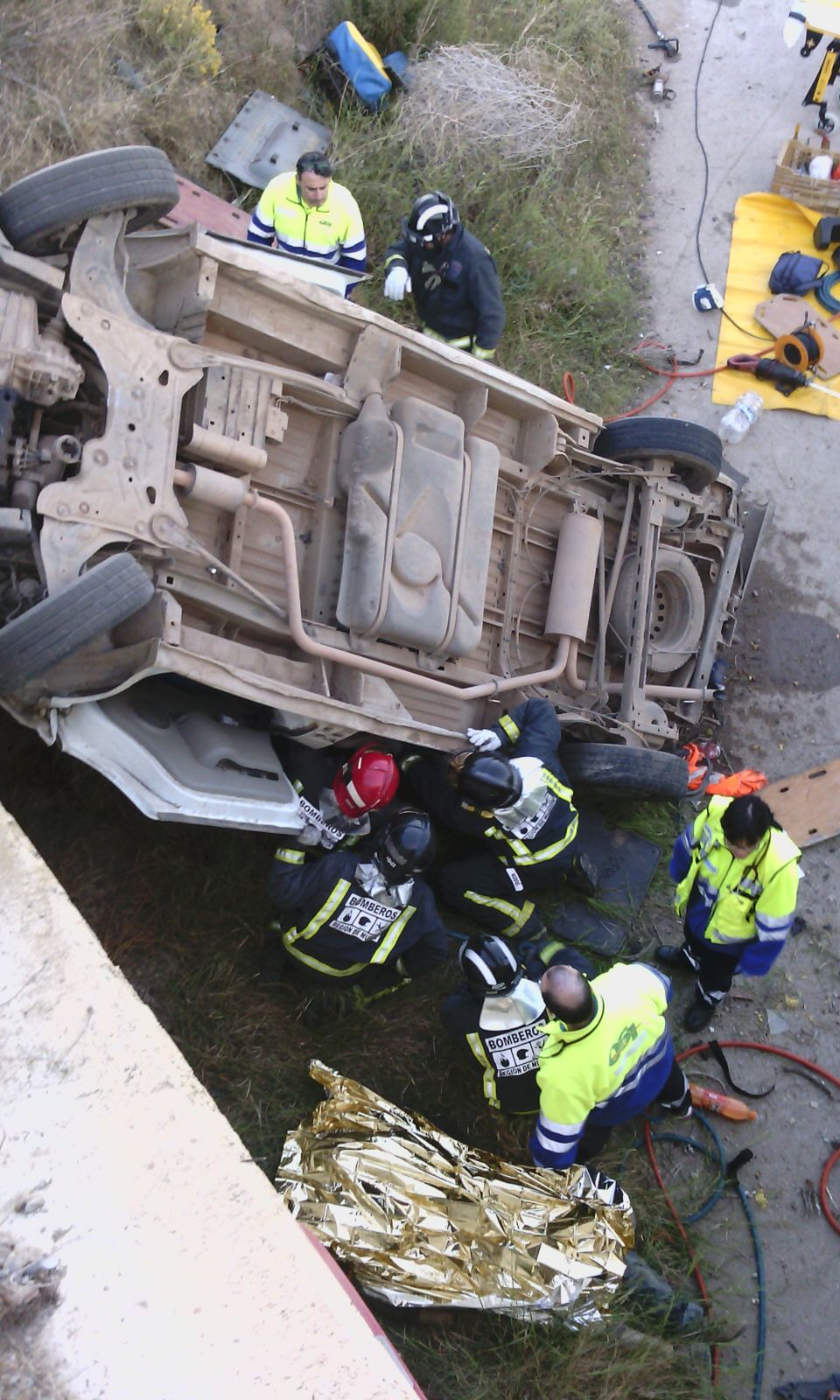 Accidente furgoneta RM 11 4