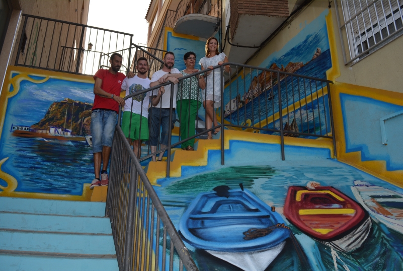 arte escaleras aguilas