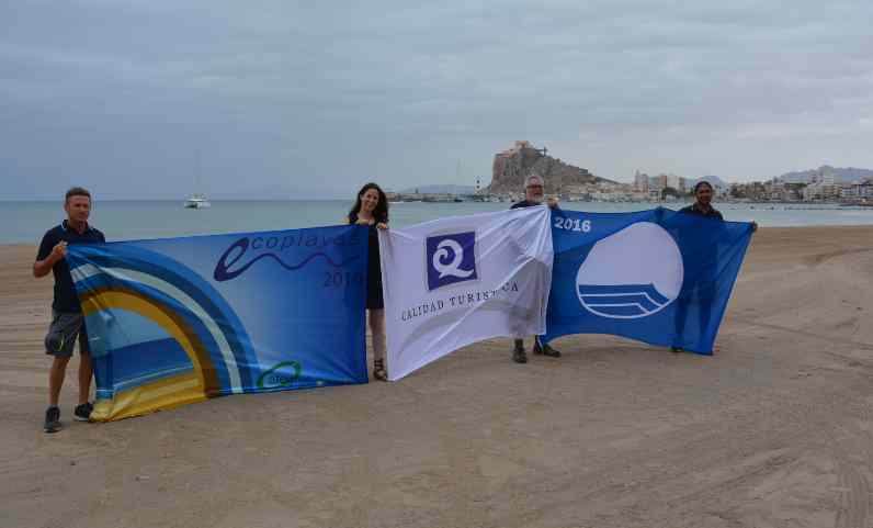 banderas azules playas de aguilas