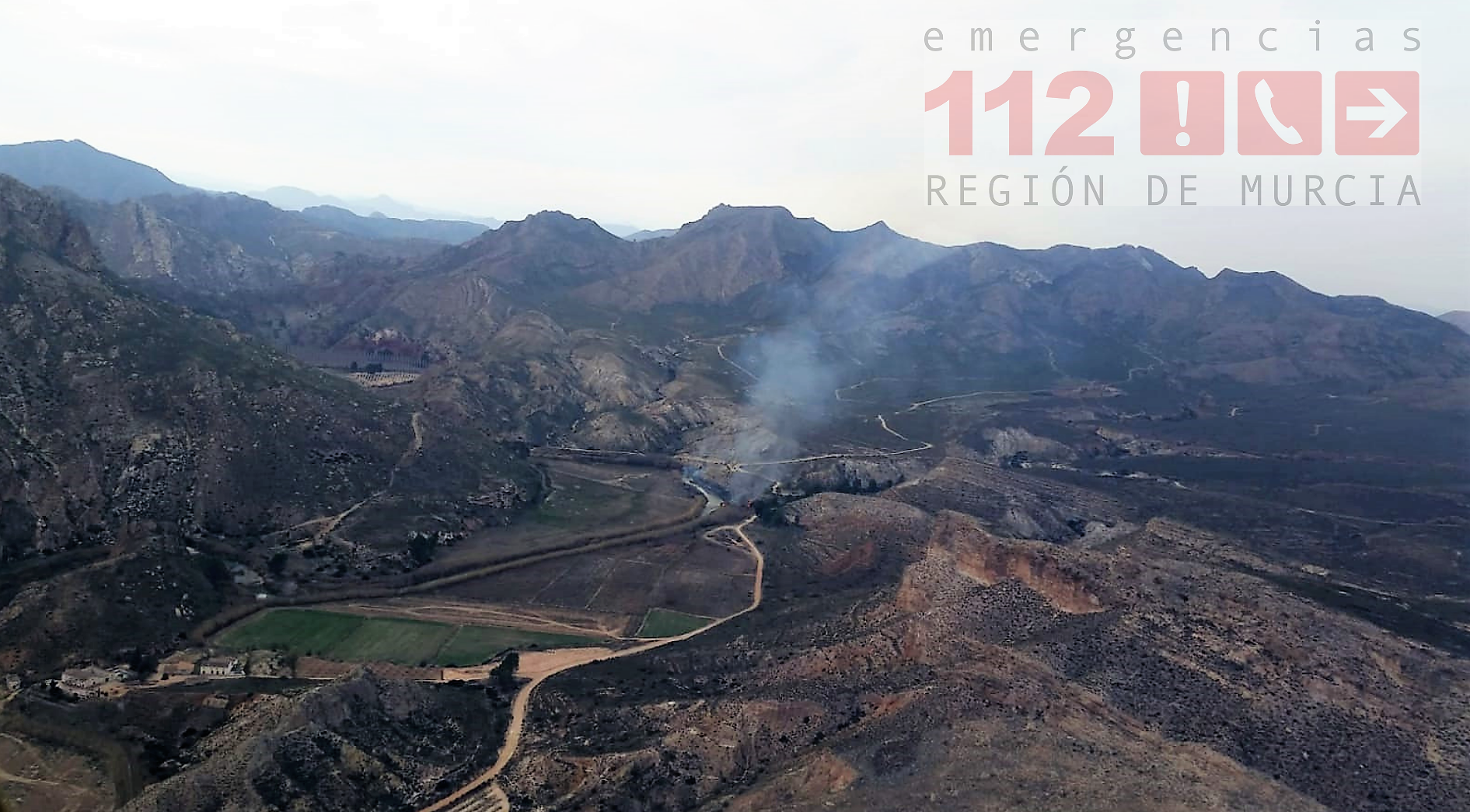 Incendio forestal declarado en Cerro Pajares en Moratalla