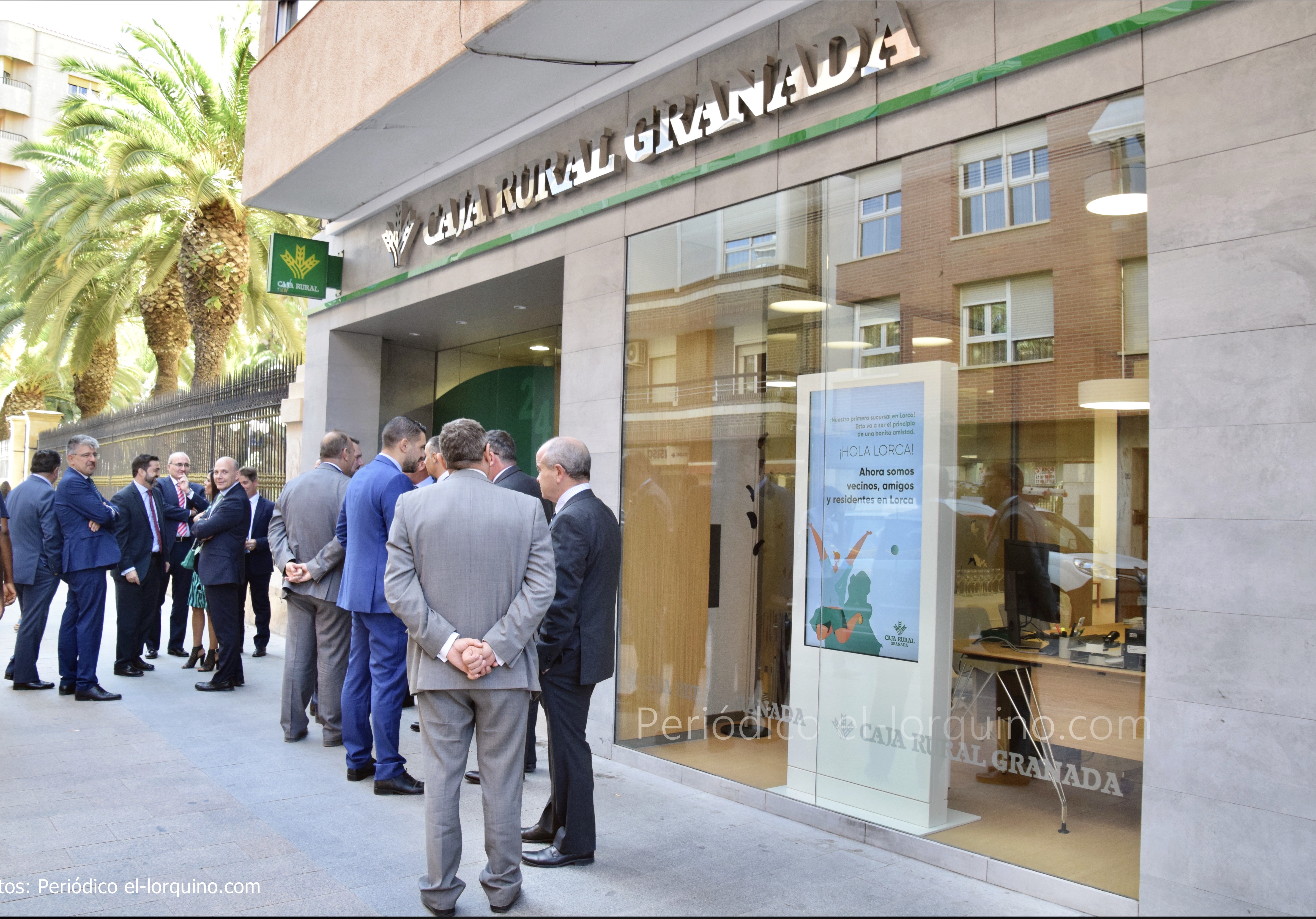 Dictadura saldar huella Caja Rural Granada presenta sus nuevas instalaciones en Lorca -